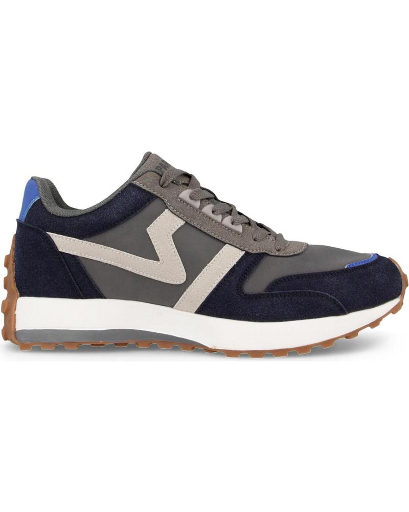 PAREDES ZAPATILLAS CASUAL FORTALENY GRIS-AZUL GRIS AMARILLO GRIS AMARILLO