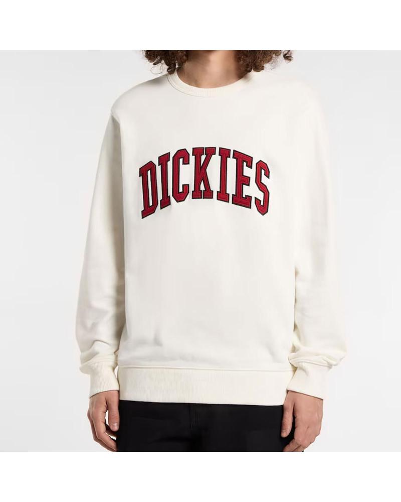 DICKIES SUDADERA AITKIN BLANCO Y ROJO MULTICOLOR