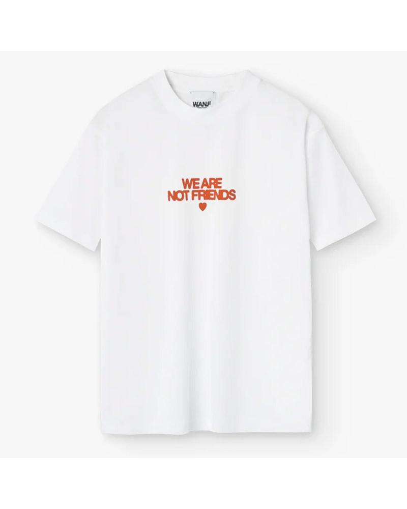 CAMISETA WE ARE NOT FRIENDS BOLD LOVE BLANCO MULTICOLOR