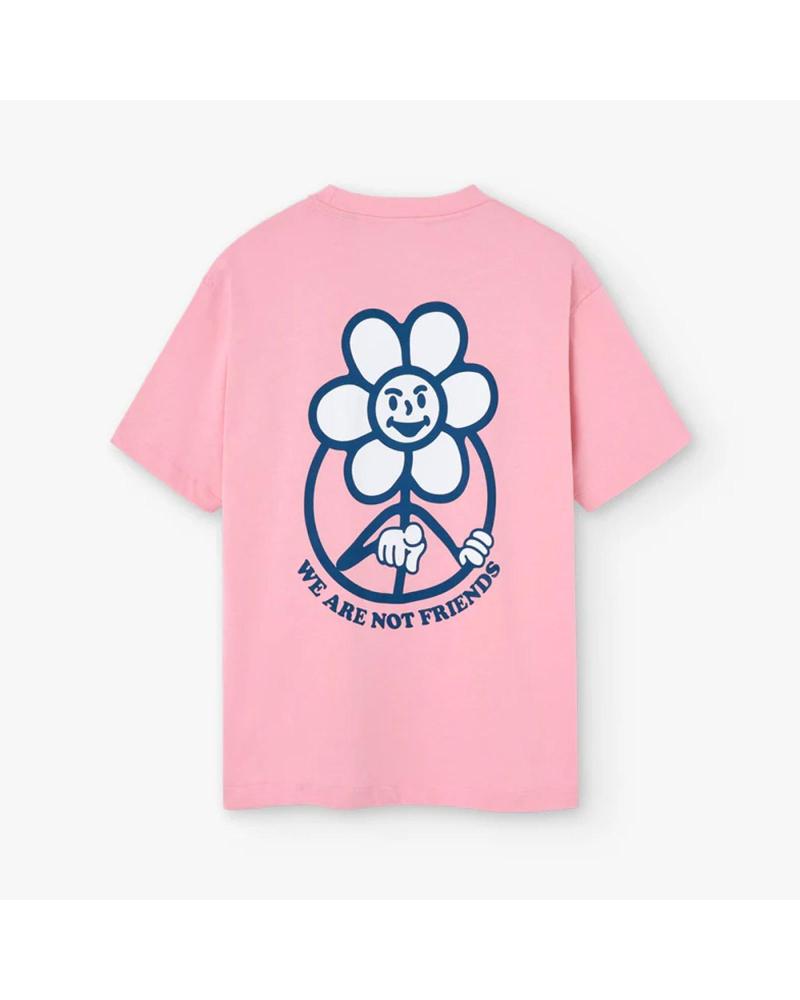 WE ARE NOT FRIENDS CAMISETA YOUNG DAISY ROSA SALMÓN CLARO MULTICOLOR