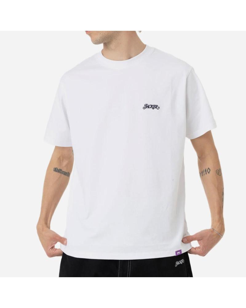 JACKER CAMISETA CLASSIC BLANCA MULTICOLOR