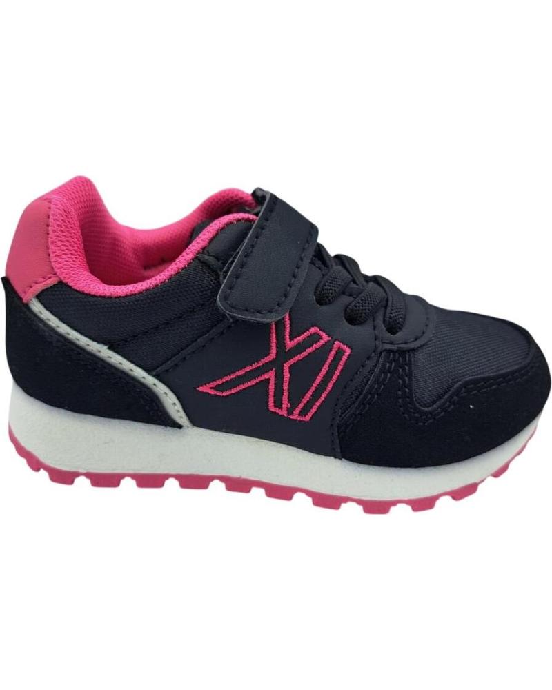 ZAPATILLAS DEPORTIVAS NIÑA CALZADOMANIA VELCRO NEGRO NEGRO