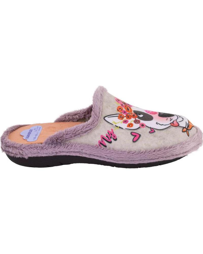 SUAVEFLEX 200-311 ZAPATILLAS DE CASA TAUPE CON DISEÑO DE DIBUJOS ANIMADOS TAUPE