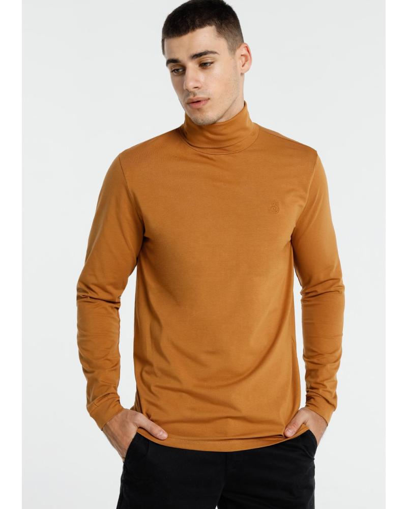 BENDORFF CAMISETA CUELLO ALTO MANGA LARGA MARRÓN MARRóN