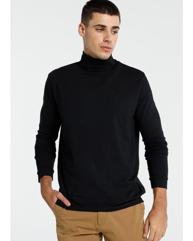 BENDORFF CAMISETA BÁSICA CUELLO ALTO NEGRA NEGRO