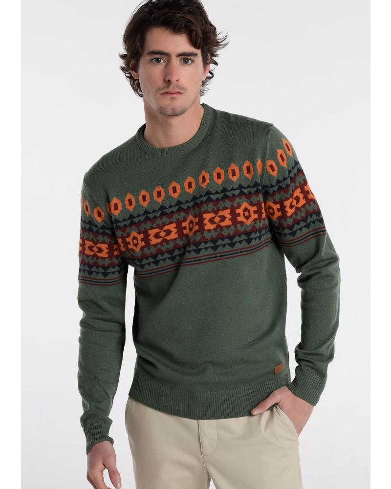 BENDORFF JERSEY VERDE CON CENEFAS ESTILO NÓRDICO VERDE