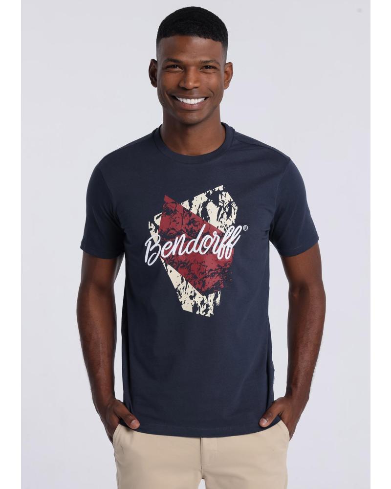 BENDORFF CAMISETA DE MANGA CORTA AZUL CON ESTAMPADO GRÁFICO AZUL