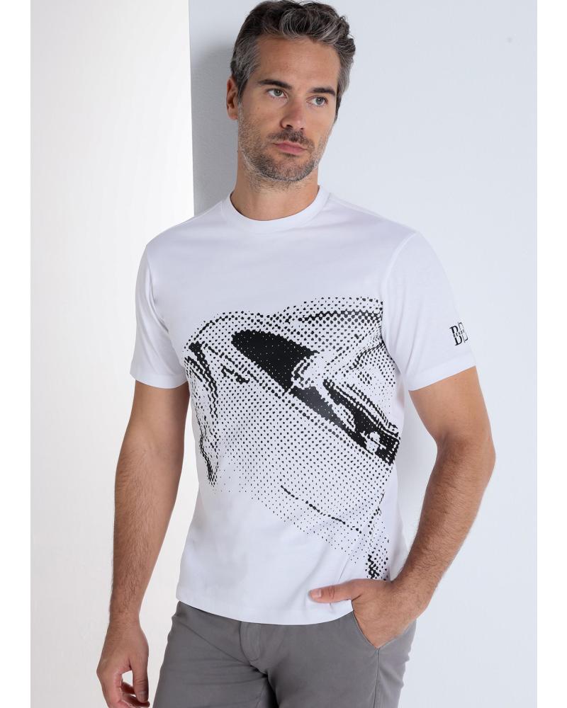 CAMISETA GRÁFICA DE MANGA CORTA BENDORFF BLANCA BLANCO