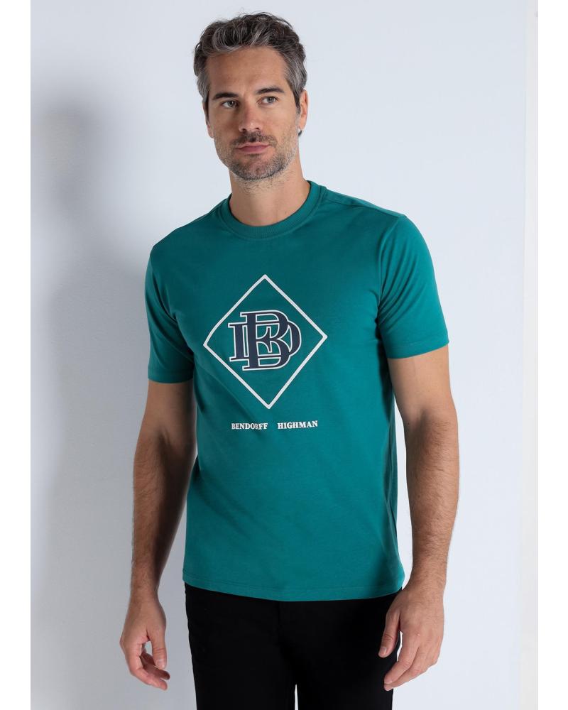 BENDORFF CAMISETA GRÁFICA HIGHMAN VERDE DE MANGA CORTA VERDE