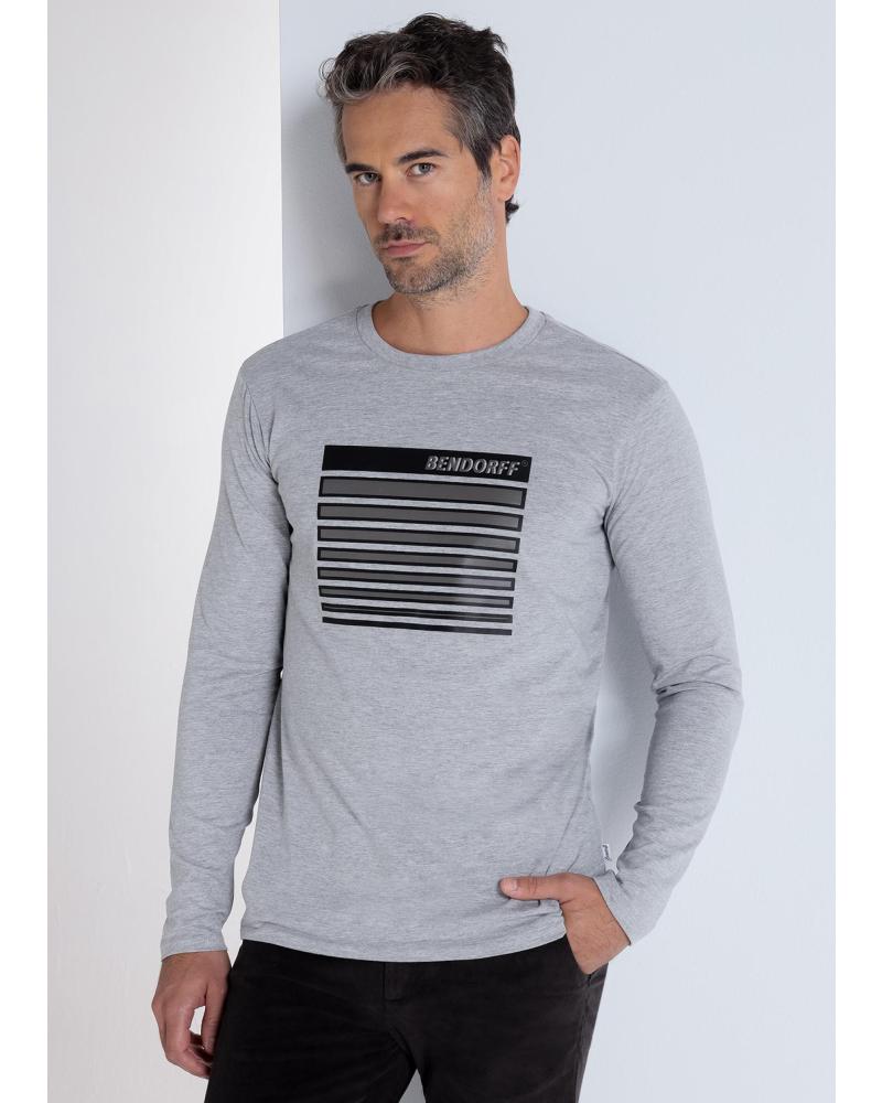 CAMISETA BENDORFF GRÁFICA 'ECLIPSE' GRIS GRIS