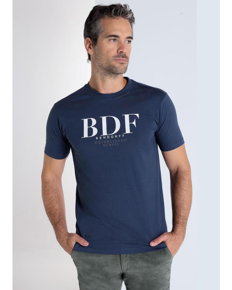 CAMISETA BENDORFF GRÁFICA BDF MANGA CORTA AZUL AZUL