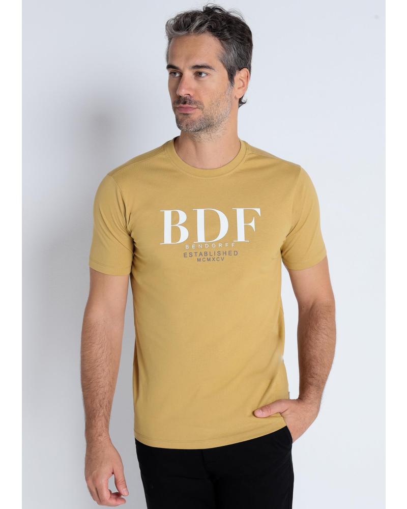 CAMISETA BENDORFF GRÁFICA BDF MANGA CORTA MARRÓN MARRóN