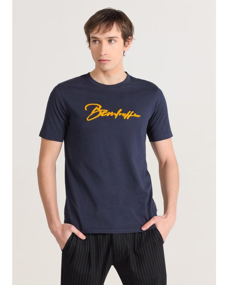 BENDORFF CAMISETA BÁSICA CHENILLE AZUL MARINO AZUL