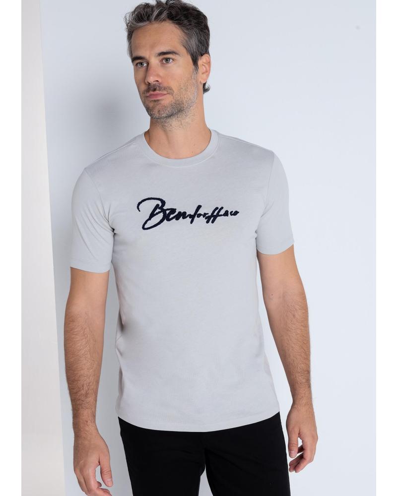 CAMISETA BÁSICA BENDORFF ILLUSION MANGA CORTA - BLANCO ACEO GRIS GRIS