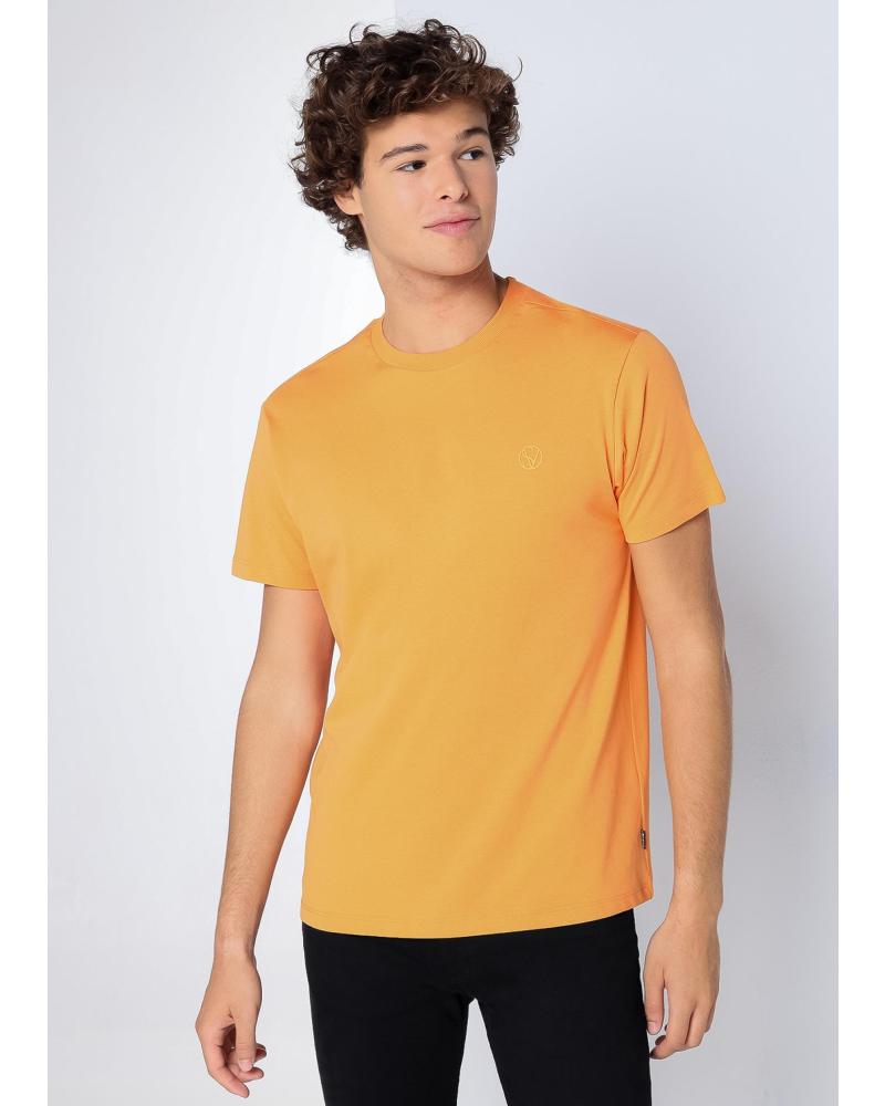 SIX VALVES - CAMISETA BASICA DE MANGA CORTA NARANJA