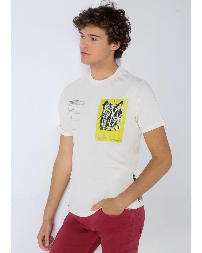 SIX VALVES CAMISETA MANGA CORTA PRINT STREET BLANCA BLANCO