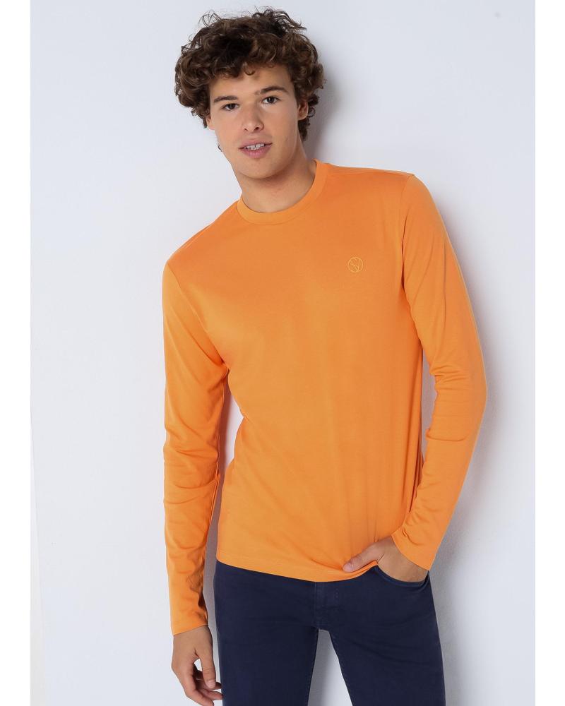 SIX VALVES CAMISETA BÁSICA MANGA LARGA NARANJA NARANJA