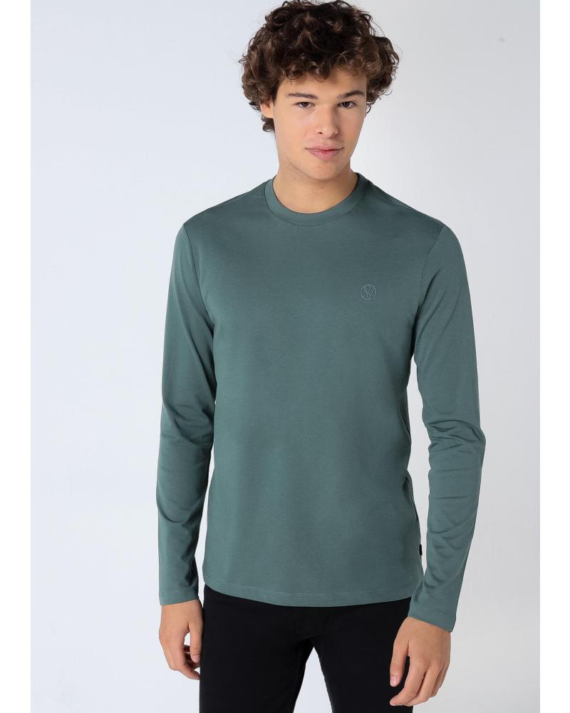 SIX VALVES CAMISETA BÁSICA MANGA LARGA VERDE VERDE