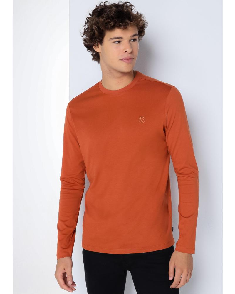 SIX VALVES CAMISETA DE MANGA LARGA BÁSICA MARRÓN MARRON