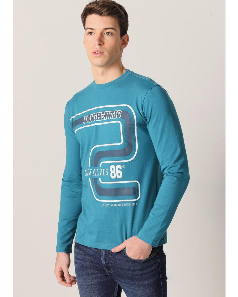 SIX VALVES CAMISETA MANGA LARGA HOMBRE AUTHENTIC 86 VERDE VERDE
