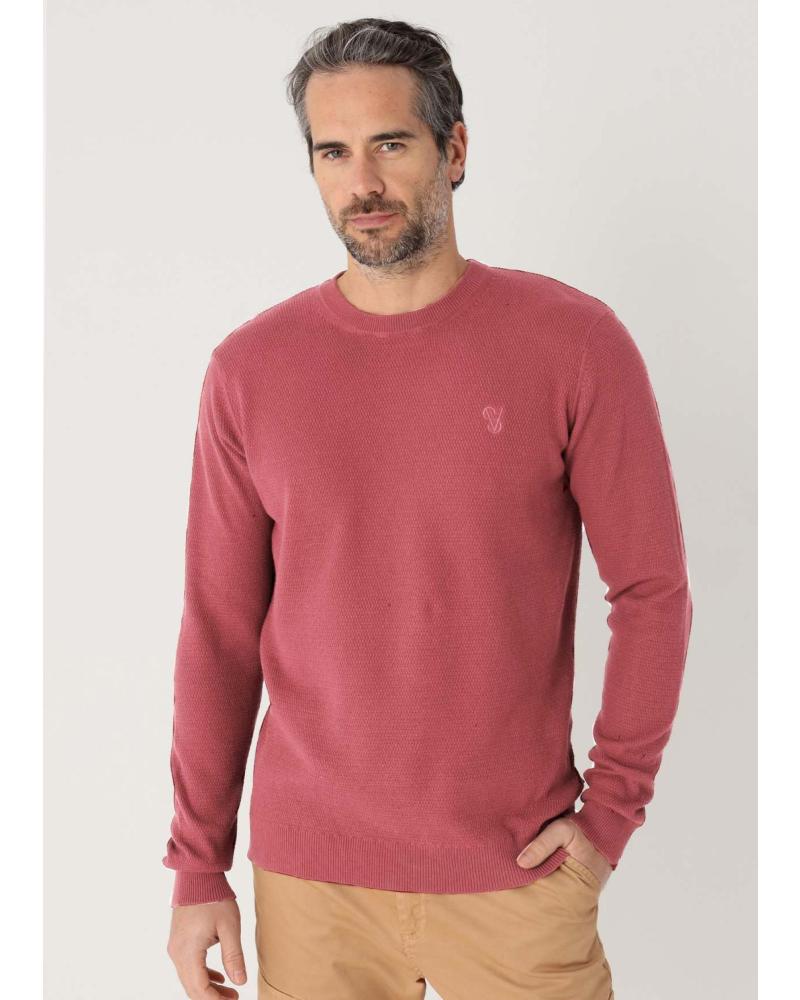 SIX VALVES JERSEY BÁSICO CUELLO CAJA GRANATE GRANATE