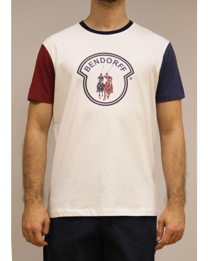 BENDORFF CAMISETA TRICOLOR DE MANGA CORTA CON LOGO MULTICOLOR