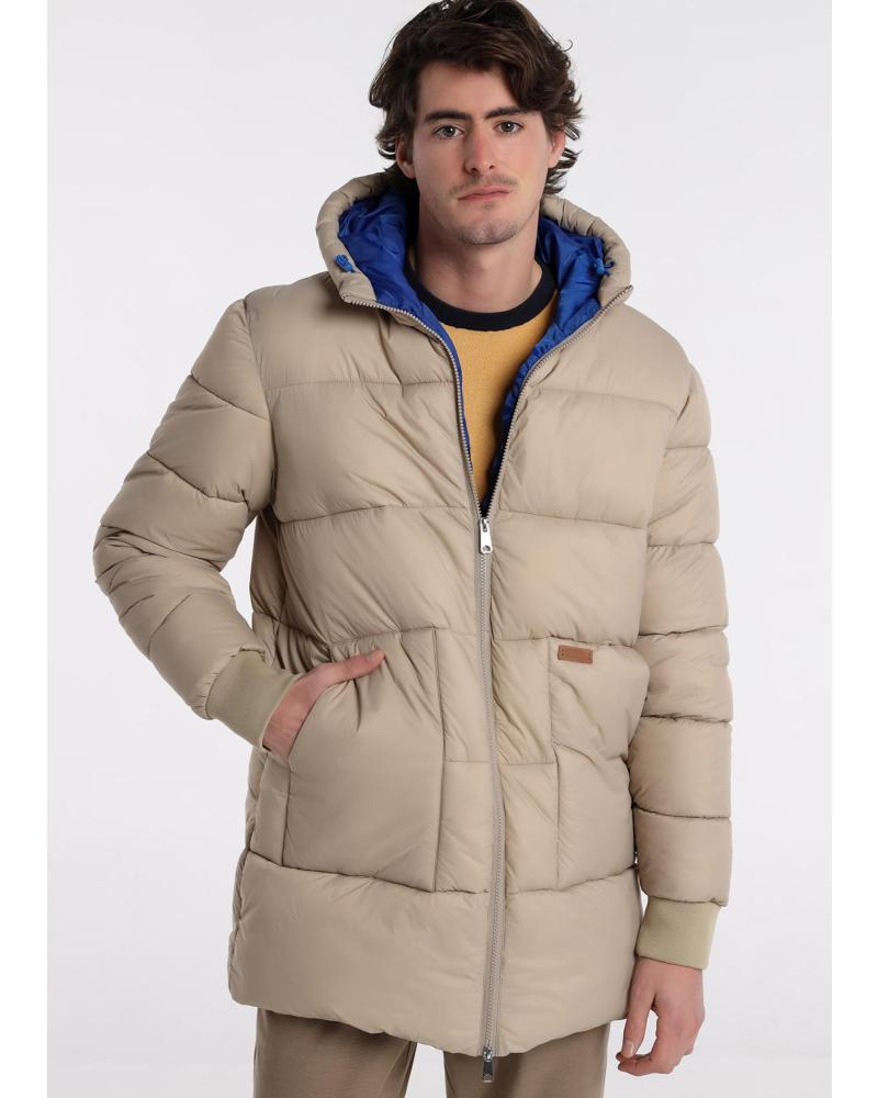 ABRIGO ACOLCHADO CON CAPUCHA MARRÓN BENDORFF MARRóN