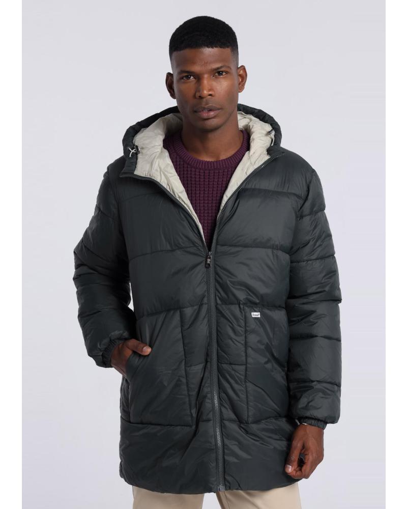 ABRIGO ACOLCHADO CON CAPUCHA VERDE BENDORFF VERDE