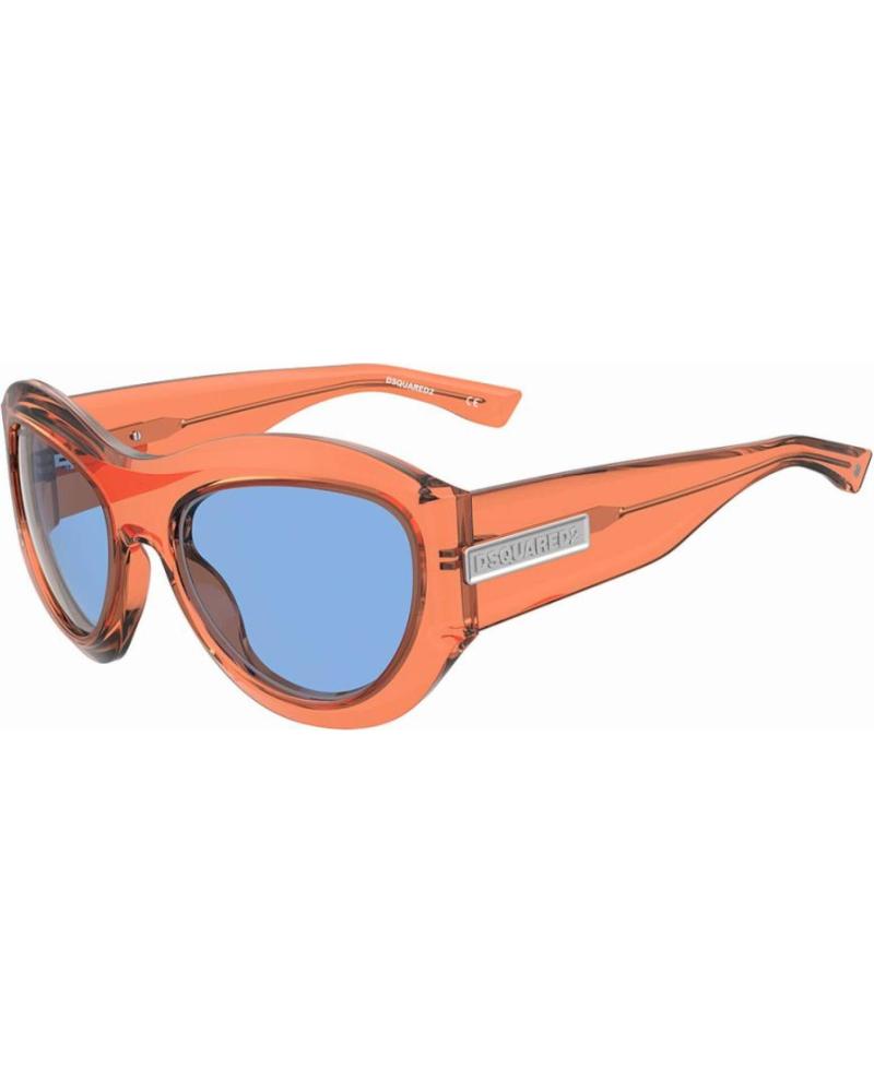 GAFAS DE SOL MUJER DSQUARED2 D2-0072-S-L7Q NARANJAS LENTES AZULES Ø 59 MM