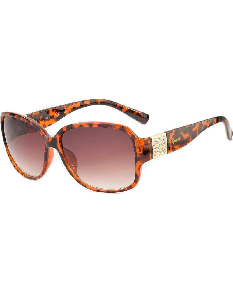 GAFAS DE SOL GUESS GF0411-5852F MUJER MONTURA ANIMAL PRINT LENTES DEGRADADAS MARRÓN Ø 58 MM