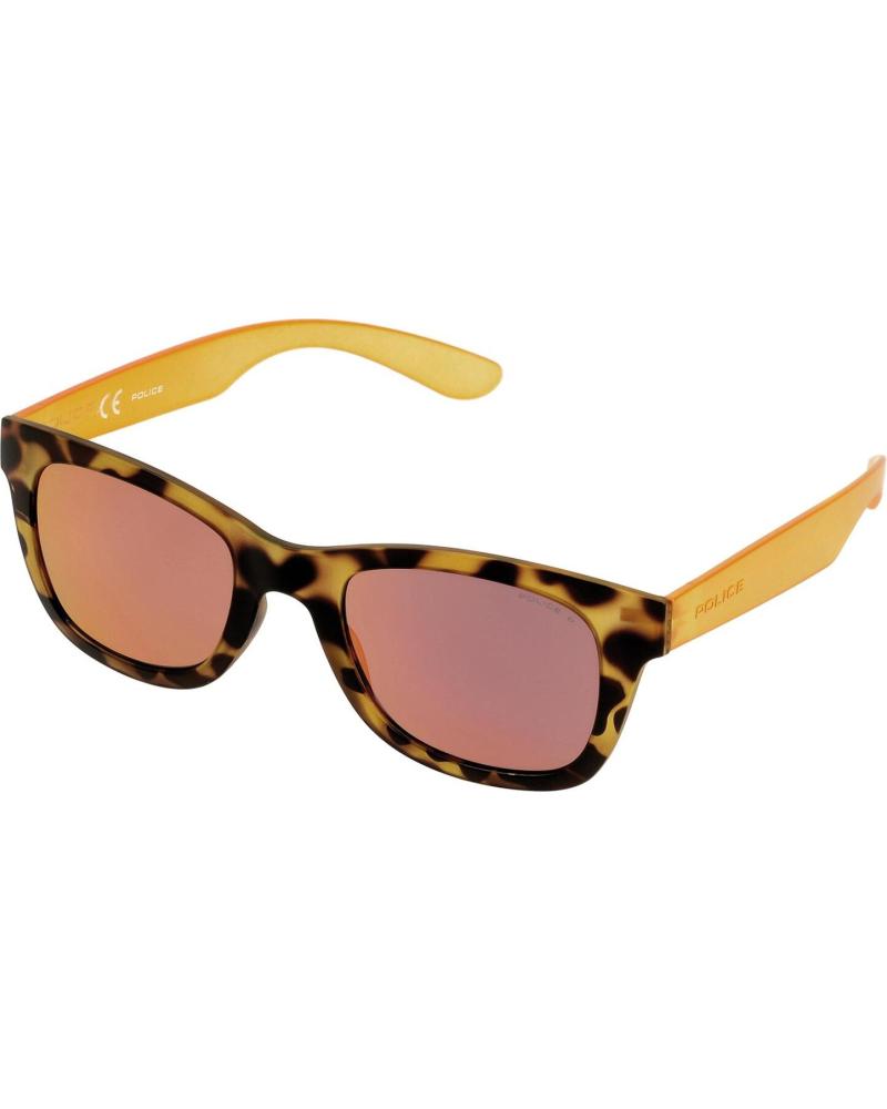 GAFAS DE SOL HOMBRE POLICE S194450878R MONTURA HABANA LENTES ESPEJO ROSAS