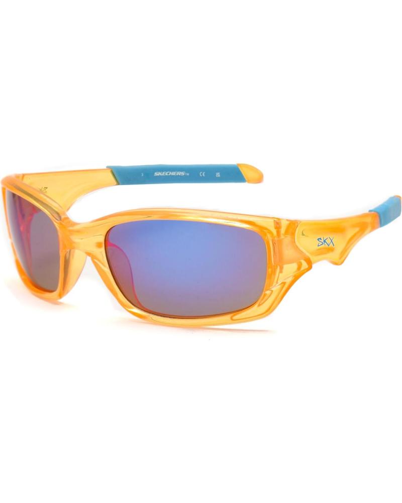 GAFAS DE SOL DEPORTIVAS SKECHERS SE9097-5542X CON MONTURA NARANJA Y LENTES AZULES