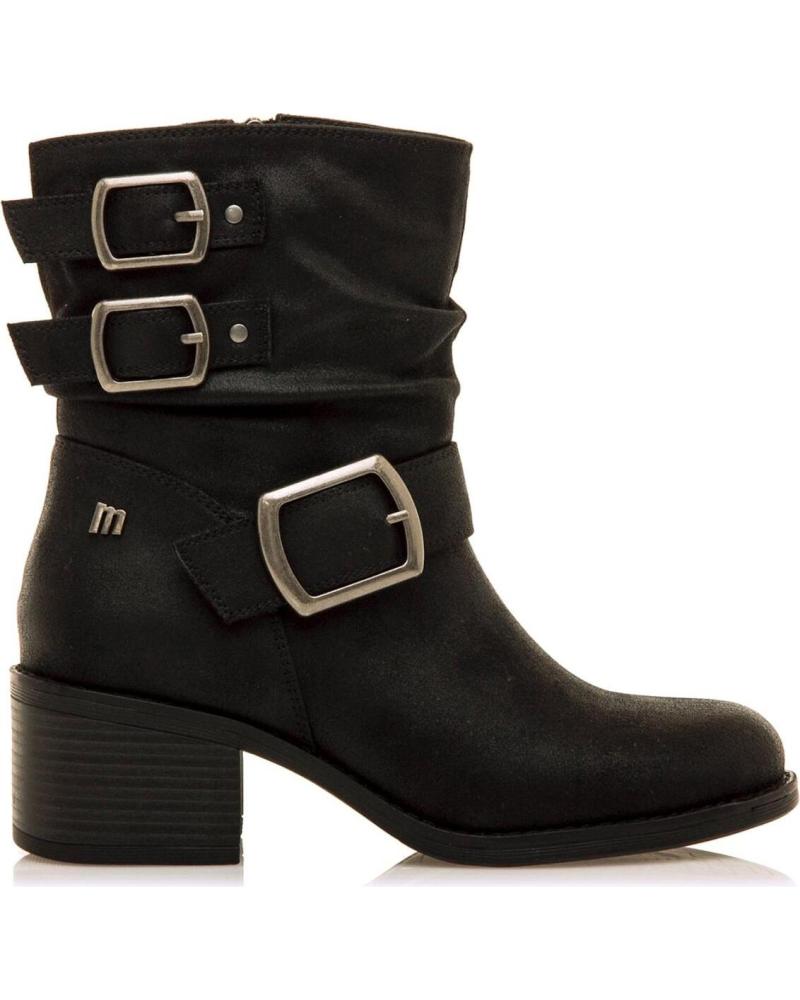 BOTÍN BIKER MTNG 54664 NEGRO CON HEBILLAS NEGRO