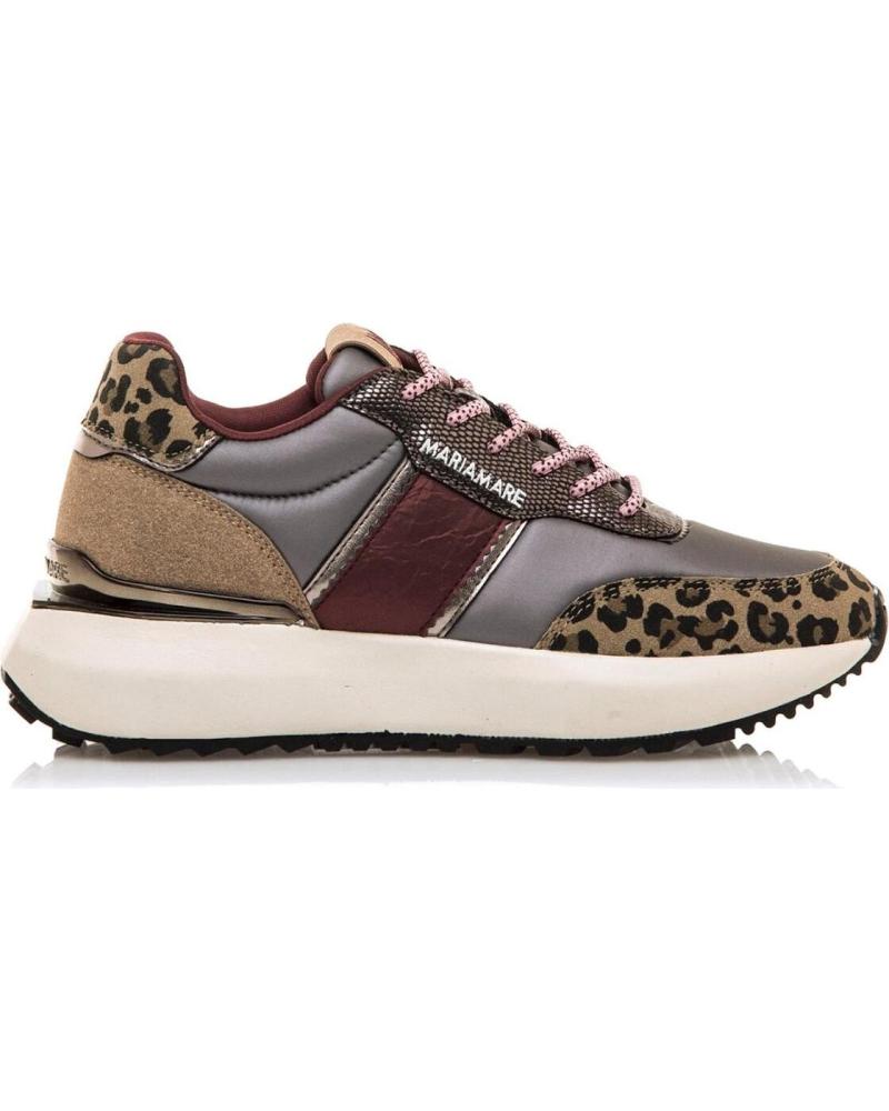 ZAPATILLAS MARIA MARE 63661 ESTAMPADO LEOPARDO MULTICOLOR MARRóN