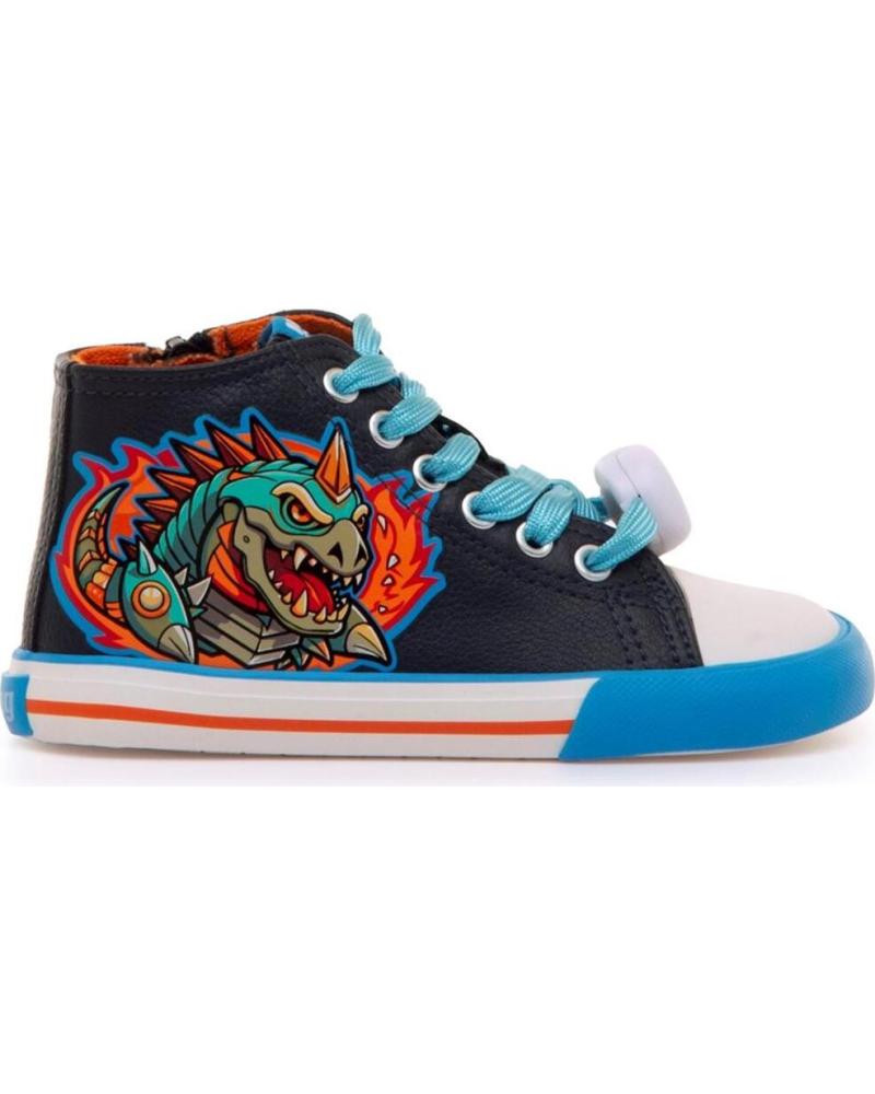 ZAPATILLAS ALTAS MTNG 49335 CON DRAGÓN AZUL AZUL