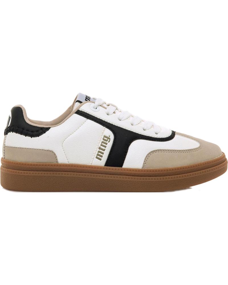 ZAPATILLAS MTNG MURRI 60859 BLANCO NEGRO SUELA CARAMELO C58455 - - MURRI BLANCO - BULLE NEGRO