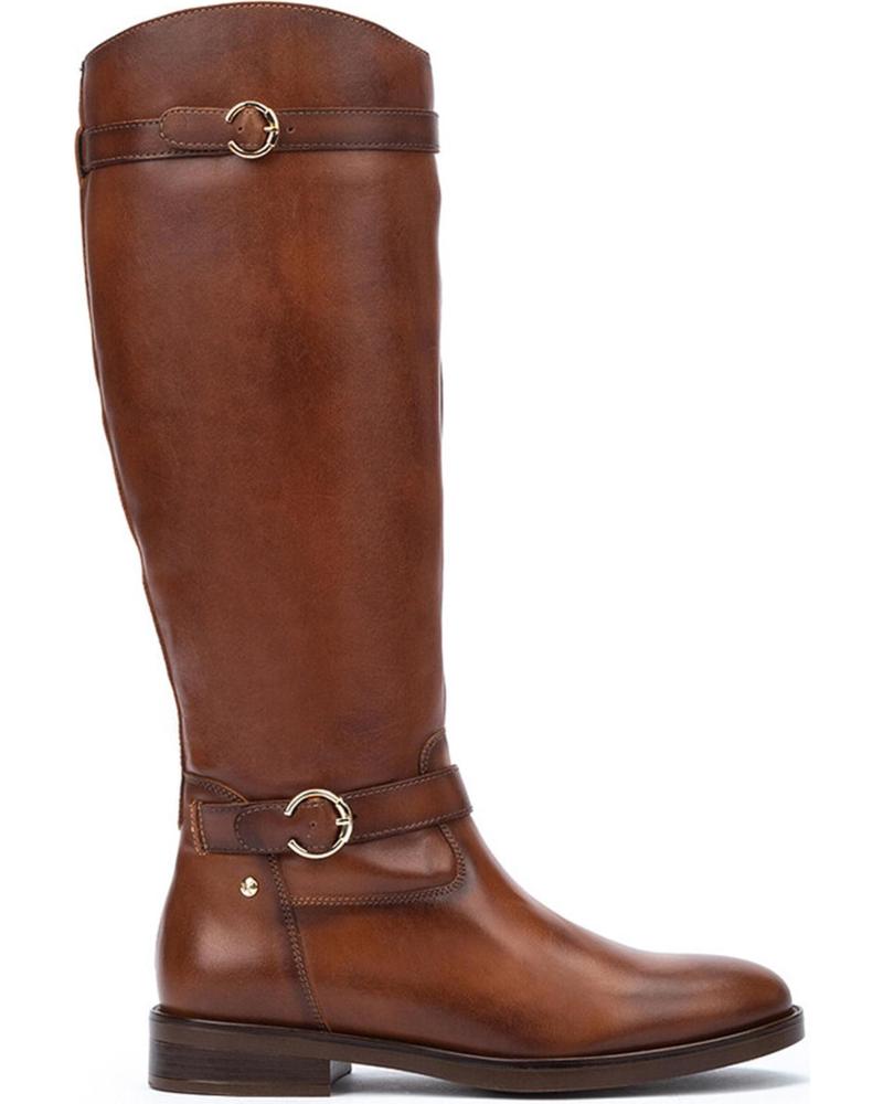 BOTAS ALTAS DE CUERO PIKOLINOS PUERTOLLANO W3C-9632 MARRÓN MARRóN