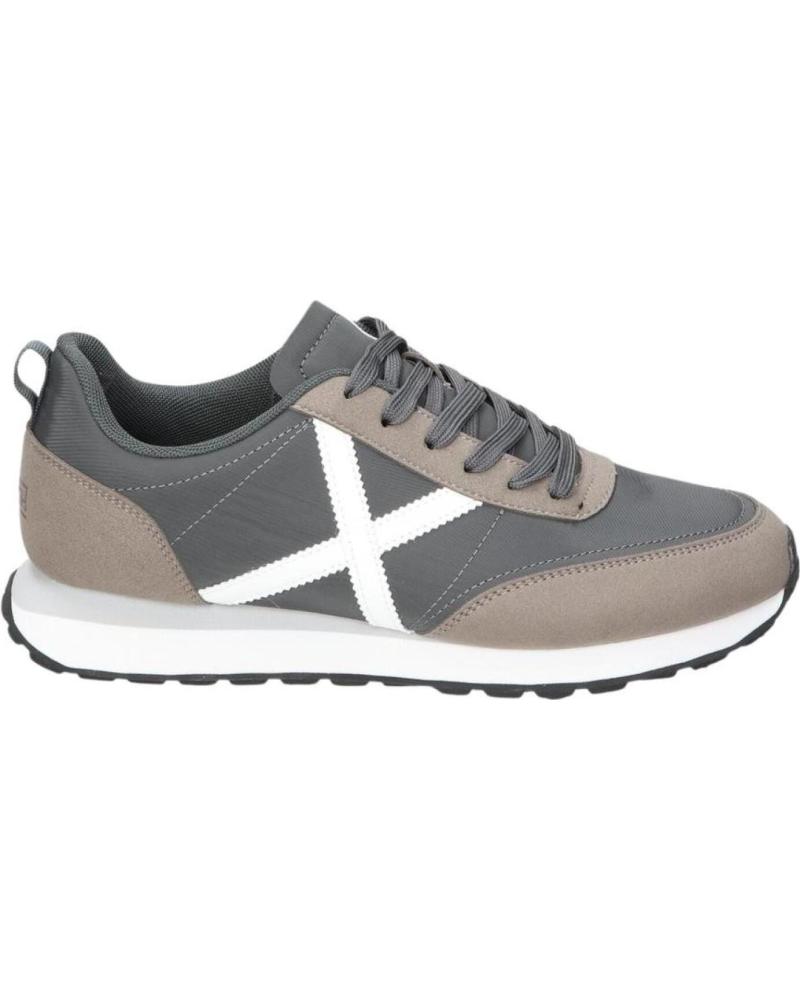 ZAPATILLAS MUNICH RUSH GRIS Y BEIGE 04 NEGRO