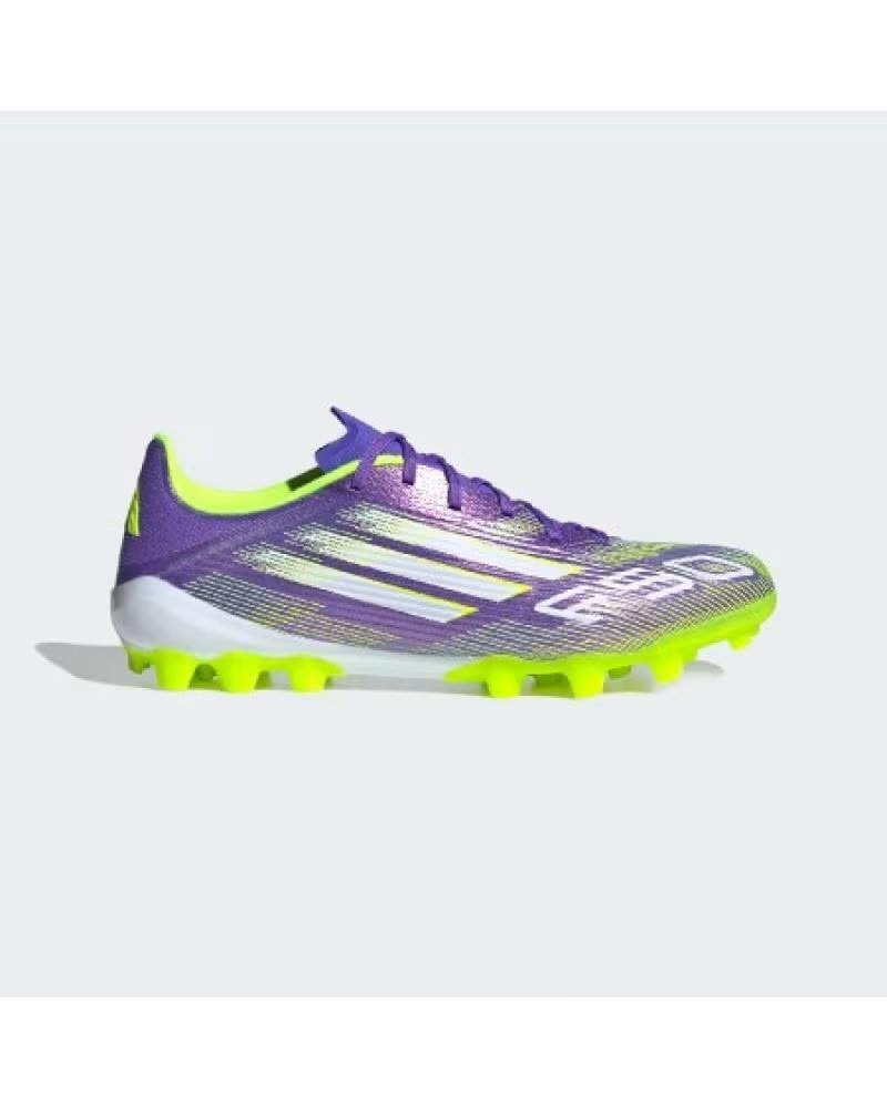 Adidas F50 League JH7740 Botas de Fútbol Ag Morado Neón Surtido