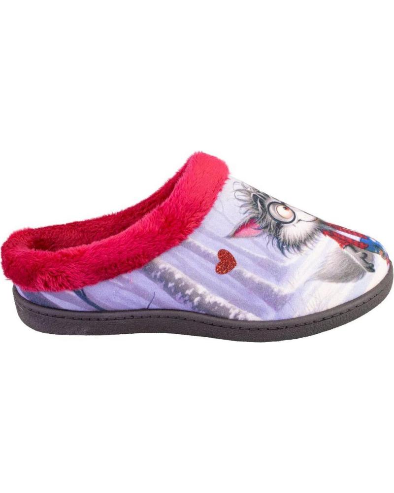 ZAPATILLAS DE CASA PLUMAFLEX 12213CHICA CAPA ROJAS ROJO
