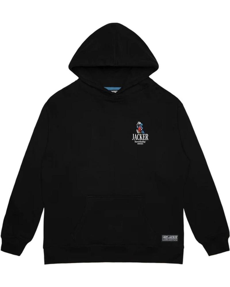 JACKER SUDADERA CON CAPUCHA BIG PHARMA NEGRA HOMBRE NEGRO