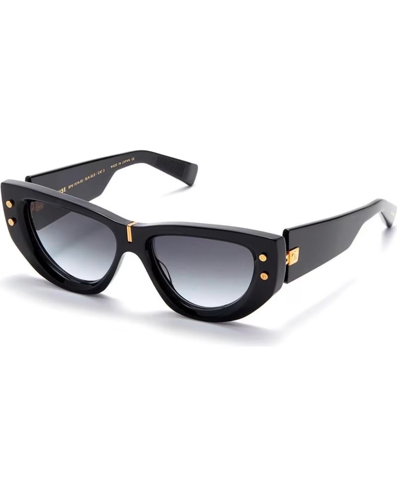 Gafas de Sol Balmain BPS-151A-55 Negras con Detalles Metálicos