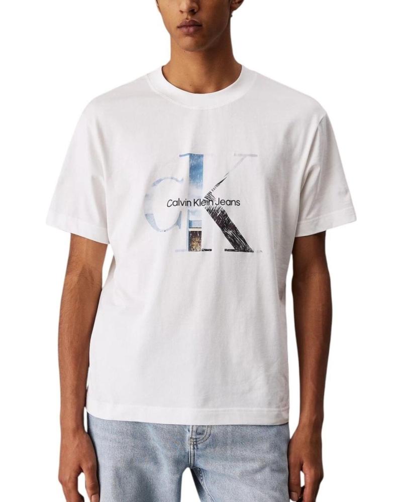 CAMISETA CALVIN KLEIN CON LOGO ESTAMPADO FOTOGRÁFICO J30J327483 BLANCO BLANCO