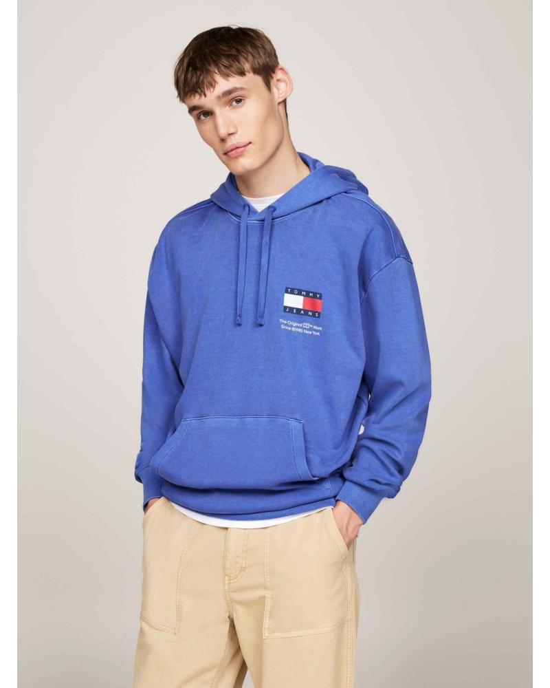 SUDADERA CON CAPUCHA TOMMY HILFIGER DM0DM20500 AZUL AZUL