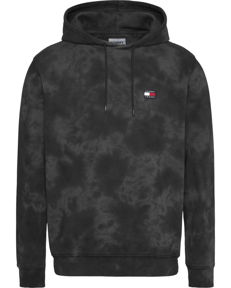 SUDADERA CON CAPUCHA TOMMY HILFIGER DM0DM17790 NEGRA NEGRO