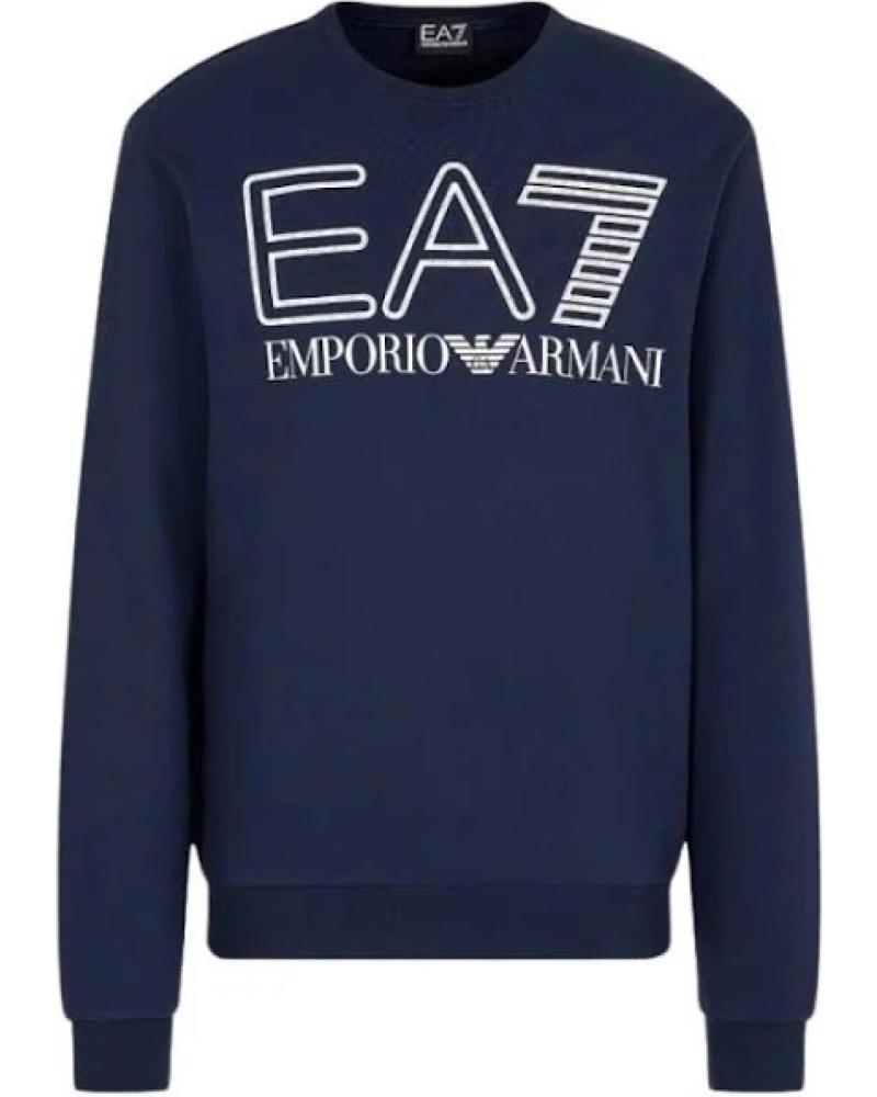 SUDADERA CUELLO REDONDO EMPORIO ARMANI 6DPM62PJVRZ AZUL AZUL
