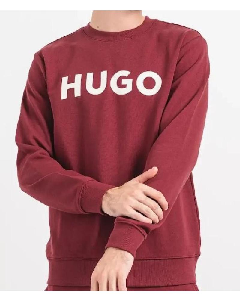 SUDADERA HUGO BOSS 50477328 GRANATE CON LOGO VARIOS COLORES