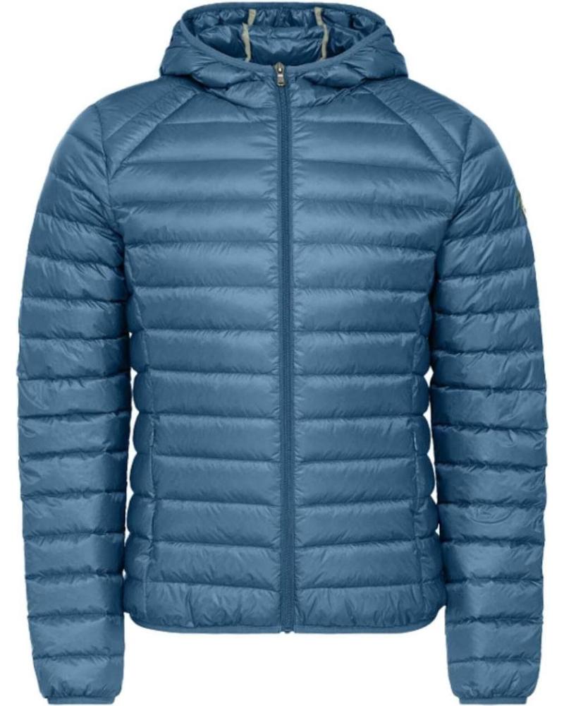 CAZADORA LIGERA JOTT 4900NIC AZUL CON CAPUCHA AZUL