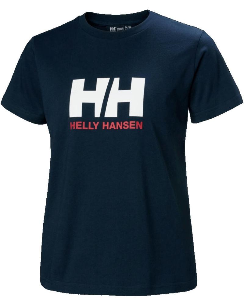 HELLY HANSEN CAMISETA MUJER 34465 AZUL MARINO CON LOGO HH AZUL