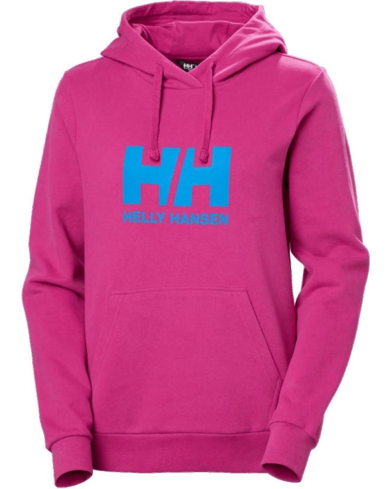 SUDADERA HELLY HANSEN CON CAPUCHA 34460 FUCSIA PARA MUJER VARIOS COLORES